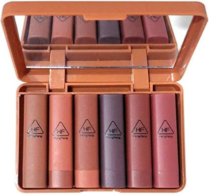 Heng Fang Mini Matte Lipsticks Pack of 6