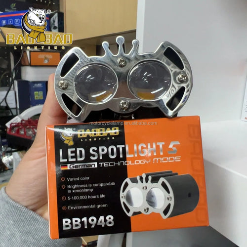 2 lens led fog light for all bikers
