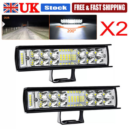 6 Inch Waterproof LED Flood Driving Light Bar Car