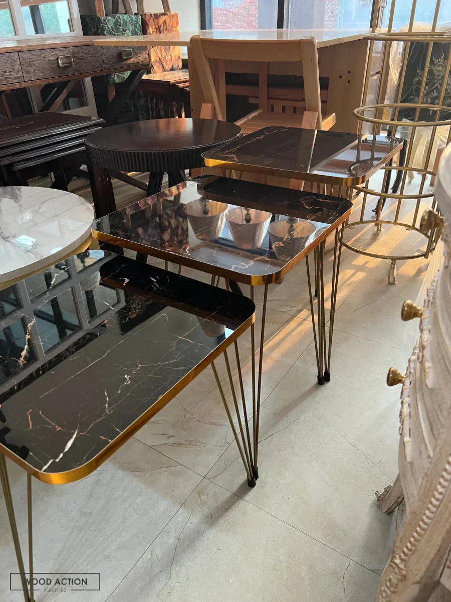 Square Black  table